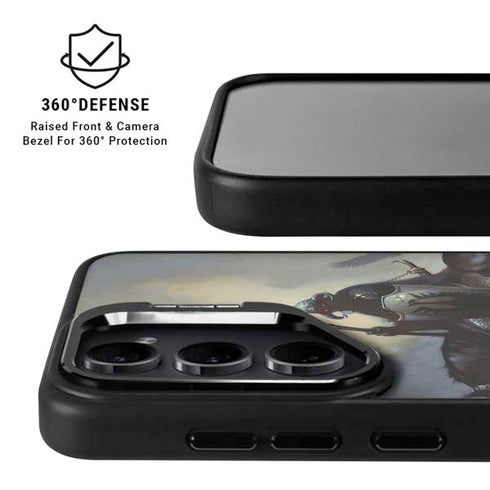 Death Dealer on Horseback by Frazetta Galaxy S24 FE Kickstand Case